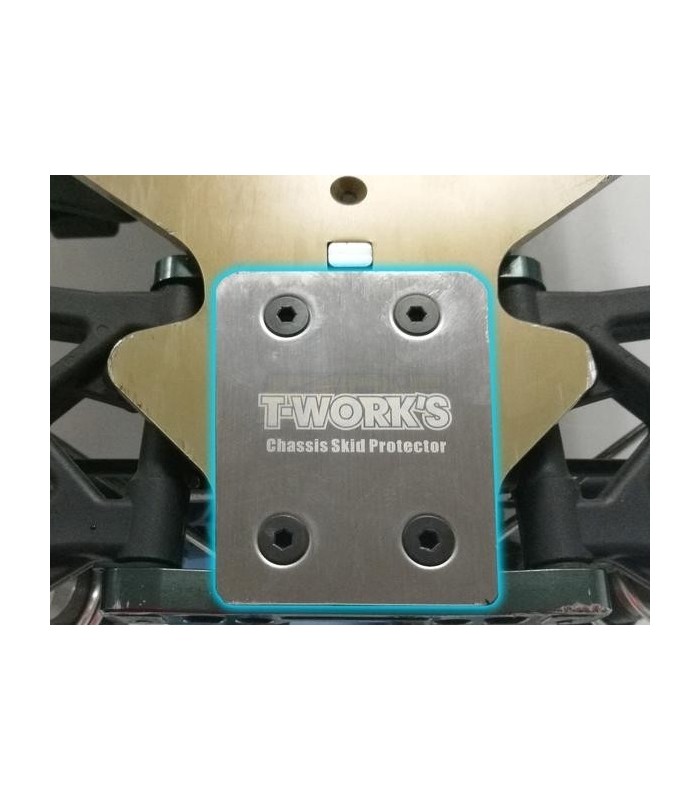 Protector chasis trasero chapa NB48.4/EB48.4 2pcs - E1rc.com
