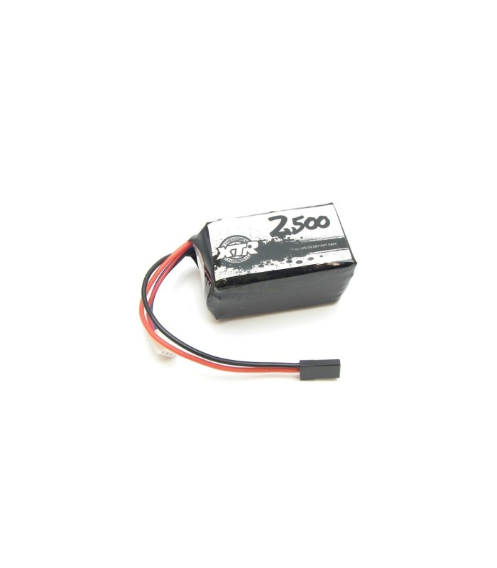 BATERIA RECEPTOR LIPO CUADRADA 7,4 2500 Mah 31X31X55 - E1rc.com