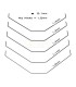 Set rear stabilizer bars (bars only, 1.0, 1.1, 1.2, 1.3, 1.4mm, EB410/ET410) - E1rc.com