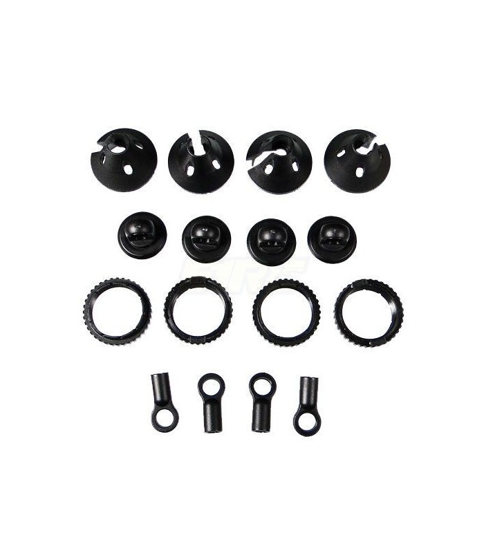 Cazoletas plastico de amortiguador Hobao - E1rc.com
