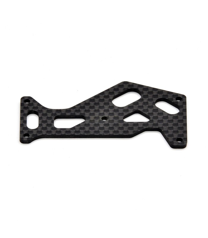 Placa refuerzo trapecio delantero carbono de 2mm - E1rc.com