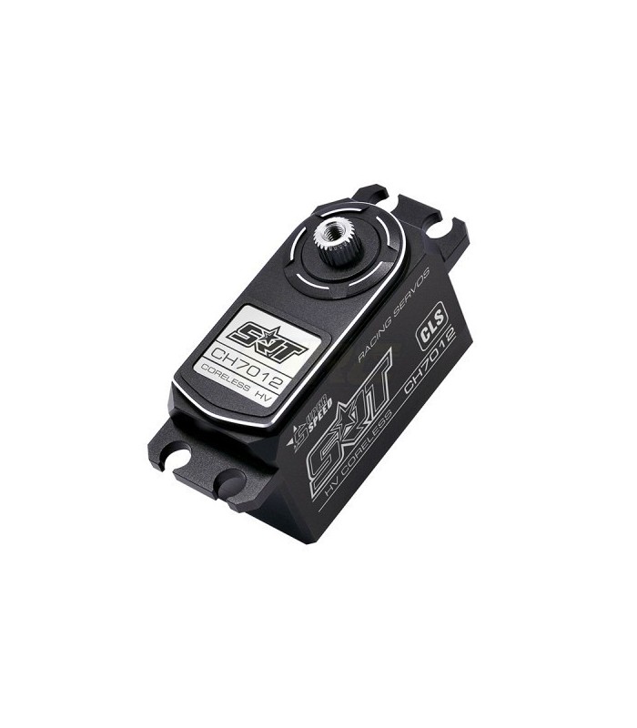 Servo 12kg 0.057S perfil bajo HV coreless caja metalica - E1rc.com