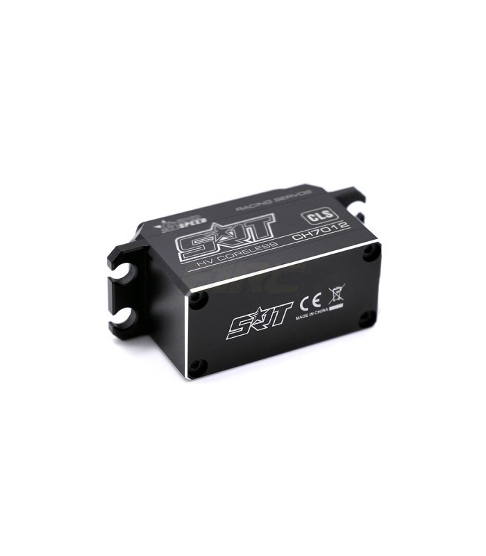 Servo 12kg 0.057S perfil bajo HV coreless caja metalica - E1rc.com