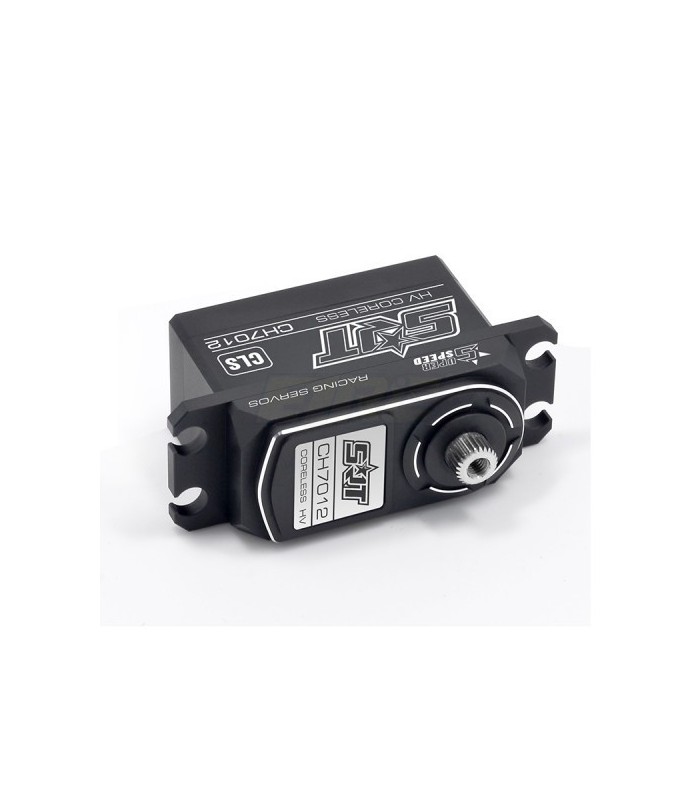Servo 12kg 0.057S perfil bajo HV coreless caja metalica - E1rc.com