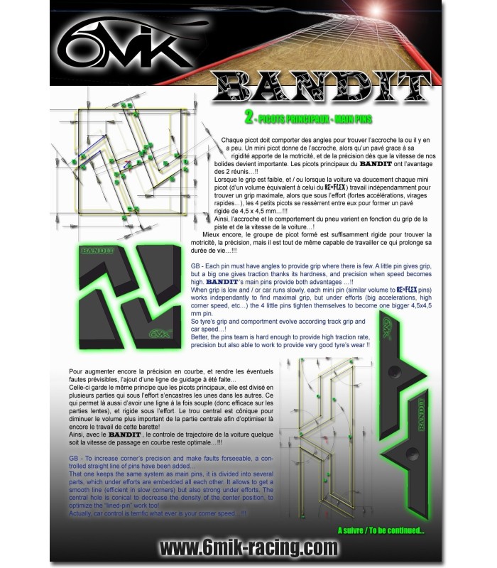 BANDIT 0/18º goma+llanta ultra blanca+insert SIN pegar - E1rc.com