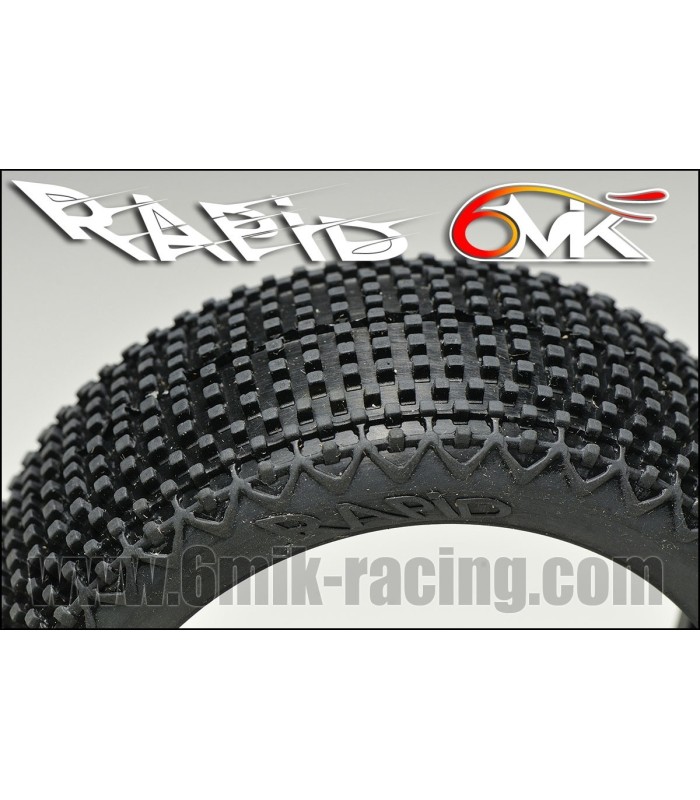 RAPID 0/18º wheel + ultra white tire + insert NOT glued - E1rc.com