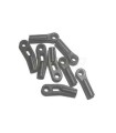 Plastic rod ends for upper rear tie rod Hobao Hyper 8/8.5/VS (8 units)