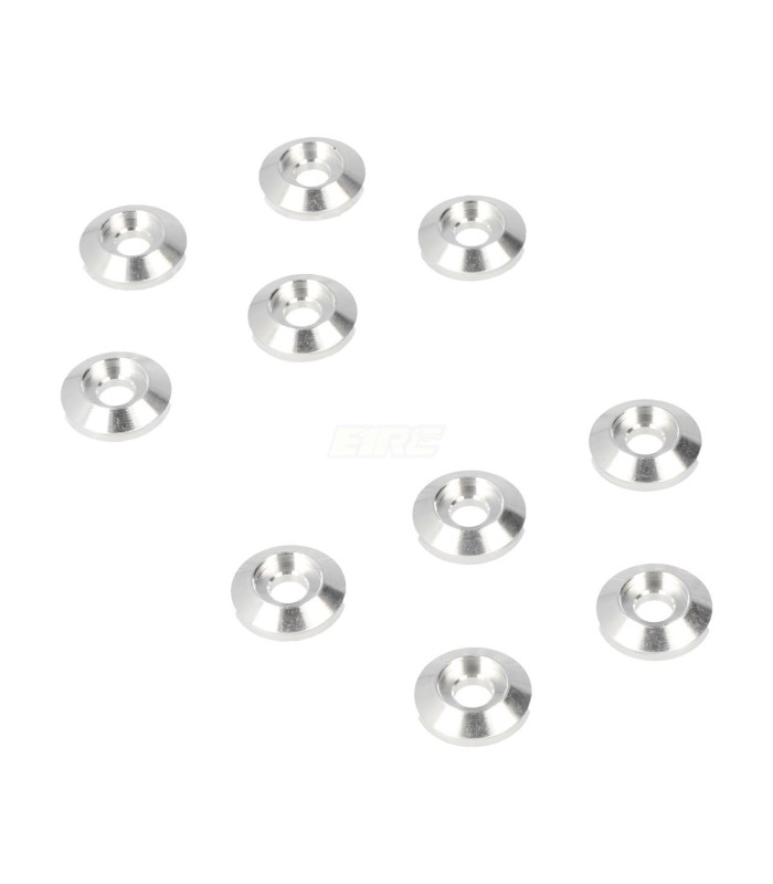 Aluminum washers 3.2x10mm for Hobao Hyper 7/SS/VS/VT (10 units) - E1rc.com