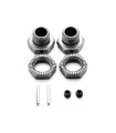 Hexagons + pins + 17mm nuts with a 1mm pitch Hobao