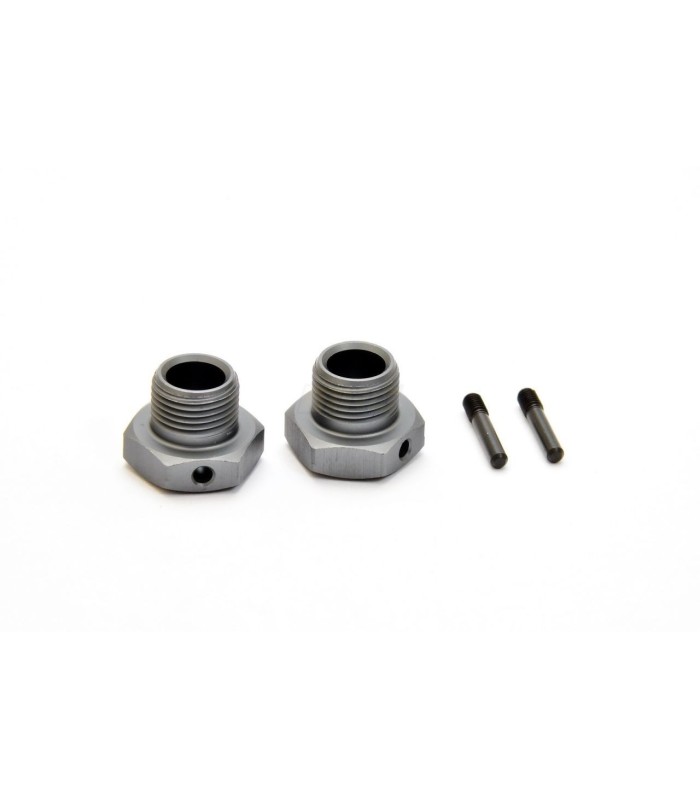Hexagon wheels and nuts for Hobao Hyper MT Plus / MTe Plus (2 units) - E1rc.com