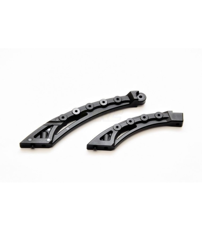 Chassis stiffener bars F/R for Hobao Hyper VS/VSe/VT and VTe - E1rc.com