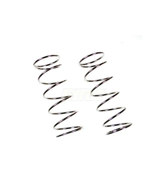 Front silver shock absorber spring Hobao (2 units) - E1rc.com