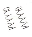 Front silver shock absorber spring Hobao (2 units)