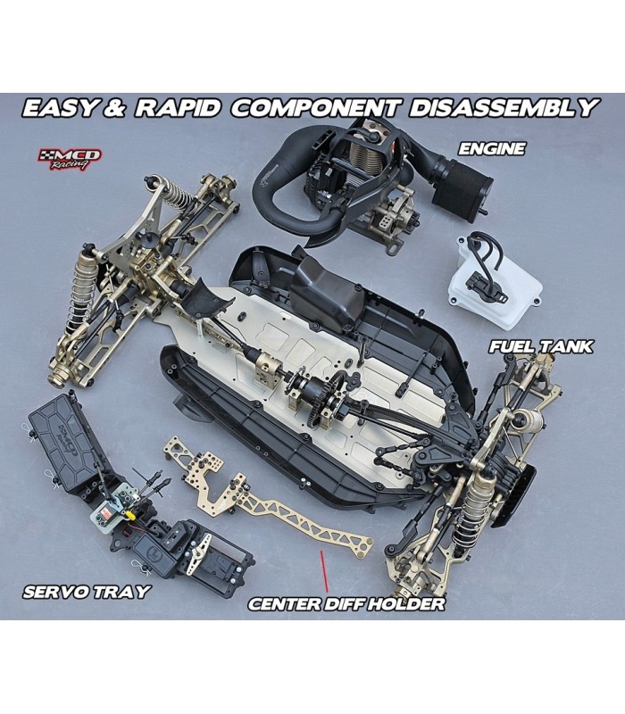 RR5 Max Rolling Chassis FTR - E1rc.com