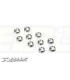 ALUMINUM CONICAL WASHER 3X6X2.0MM (10) - E1rc.com
