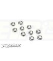 CONICAL ALUMINUM WASHER 3x6x2.0MM - ORANGE (10)