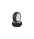 Ruedas AKA I-Beam Soft long wear pegadas en llanta blanca (1 pareja) - E1rc.com