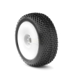 Ruedas AKA I-Beam Soft long wear pegadas en llanta blanca (1 pareja)