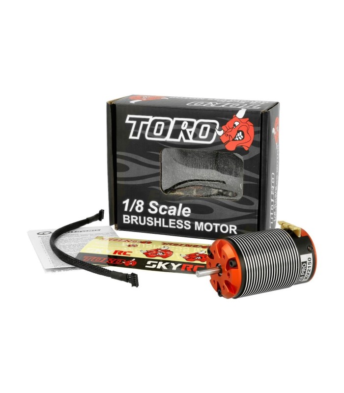 Motor Toro X8 Pro 2150KV brushless con sensores - E1rc.com