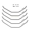 Front stabilizer bar set (1.5/1.6/1.7/1.8/1.9mm for EB410/ET410)