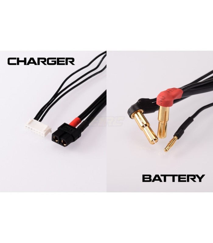 Charging cable 2S 30cm (4/5mm,2mm)(7PIN-XH,XT60) Ruddog - E1rc.com