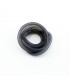 Tubo de silicona (macarrón) negro translucido 1metro - E1rc.com