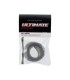Tubo de silicona (macarrón) negro translucido 1metro - E1rc.com