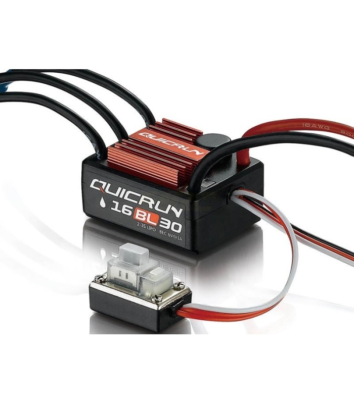Quickrun WP16BL30 is a brushless 30 AMP ESC (Electronic Speed Controller). - E1rc.com
