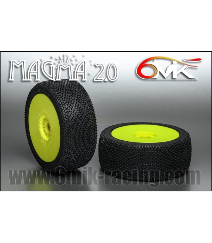 MAGMA 2.0 BLUE Ultra pegadas en llanta amarilla - E1rc.com