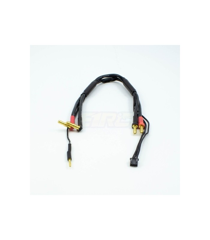 Cable de carga 2S de 30cm con conectores 4/5mm - E1rc.com