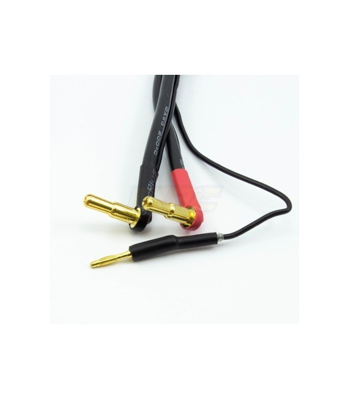 Cable de carga 2S de 30cm con conectores 4/5mm - E1rc.com