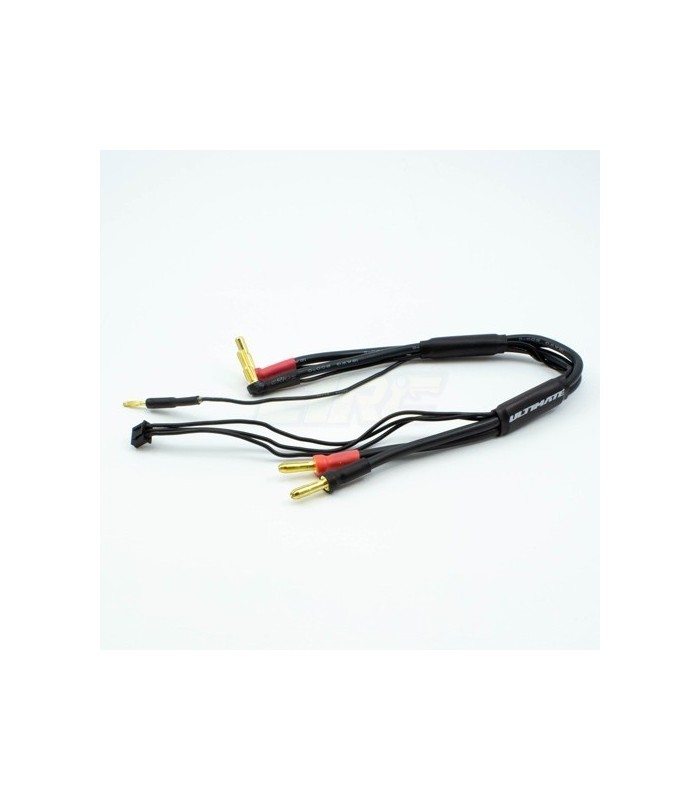 Cable de carga 2S de 30cm con conectores 4/5mm - E1rc.com