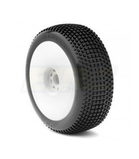 Ruedas AKA Enduro soft-long wear pegadas en llanta blanca para