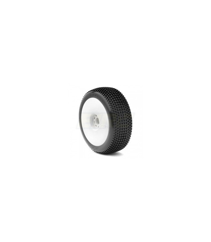 Wheels AKA Enduro soft-long wear glued on white rim for 1/8 - E1rc.com
