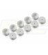 FRONT WHEELS. AERODISK - WHITE (10) - E1rc.com