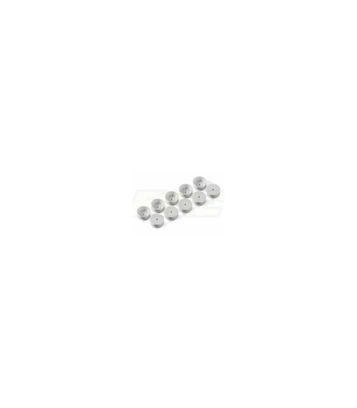 4WD WHEELS SET FRONT WITH 12MM HEX - WHITE (10) - E1rc.com