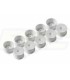 REAR WHEELS 4WD/2WD WITH 12MM HEX - WHITE (10) - E1rc.com