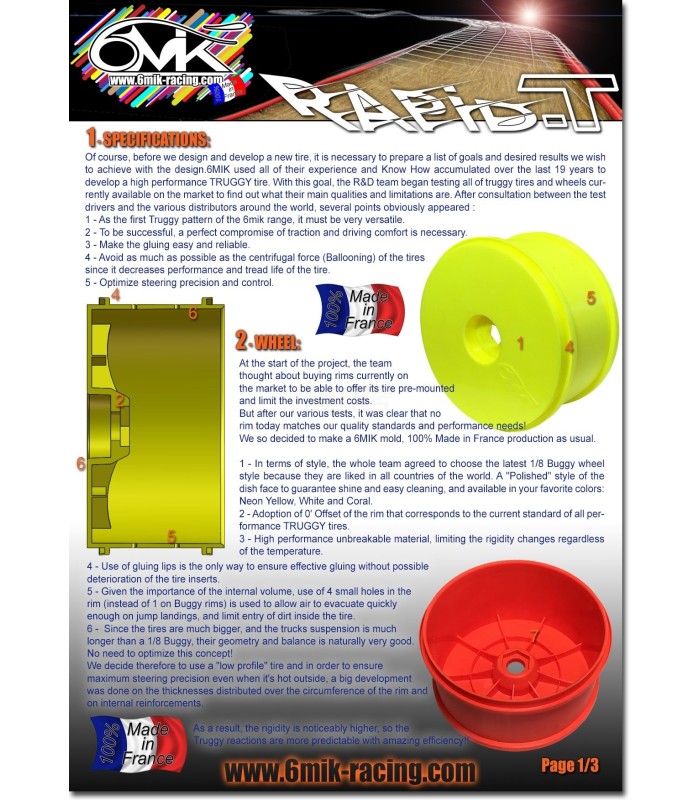 Rapid-T 21/40 pegadas en amarillo - E1rc.com