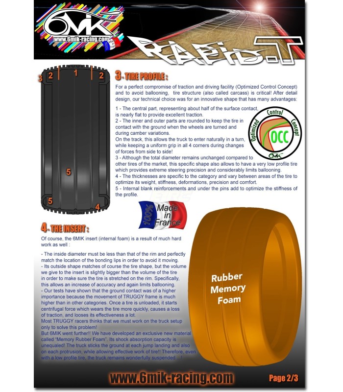 Rapid-T 21/40 pegadas en amarillo - E1rc.com