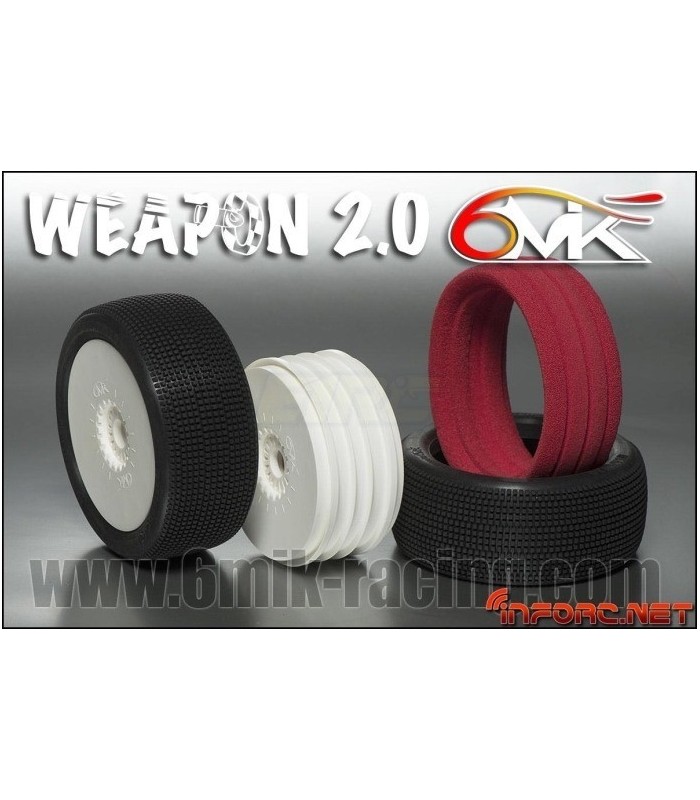 Weapon 2.0 21/40 wheel + tire + insert WITHOUT gluing - E1rc.com