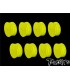Front tire pack 4WD T-Works 12mm yellow - E1rc.com