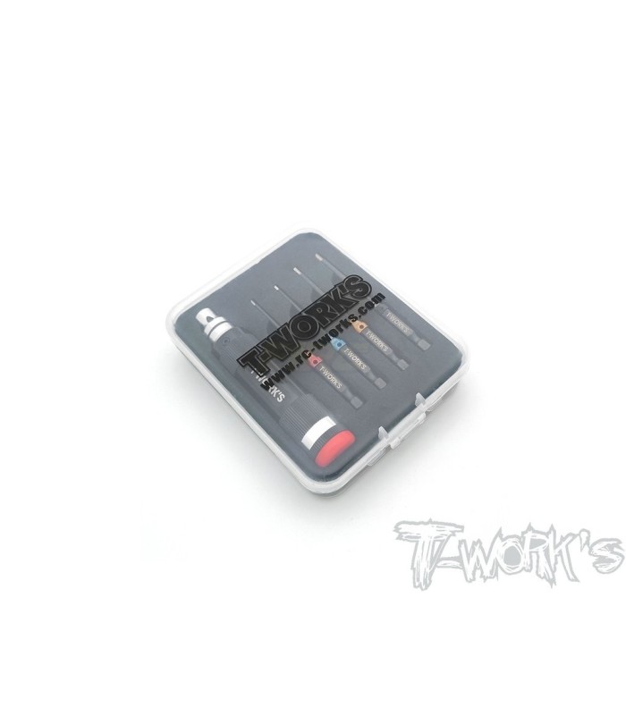 T-Works multifunction key (1.5/2.0/2.5/3.0mm) suitable for electric screwdriver - E1rc.com