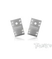 B74 Stainless Steel Front Chassis Skid Protector (Team Associated RC10 B74) 2pcs.