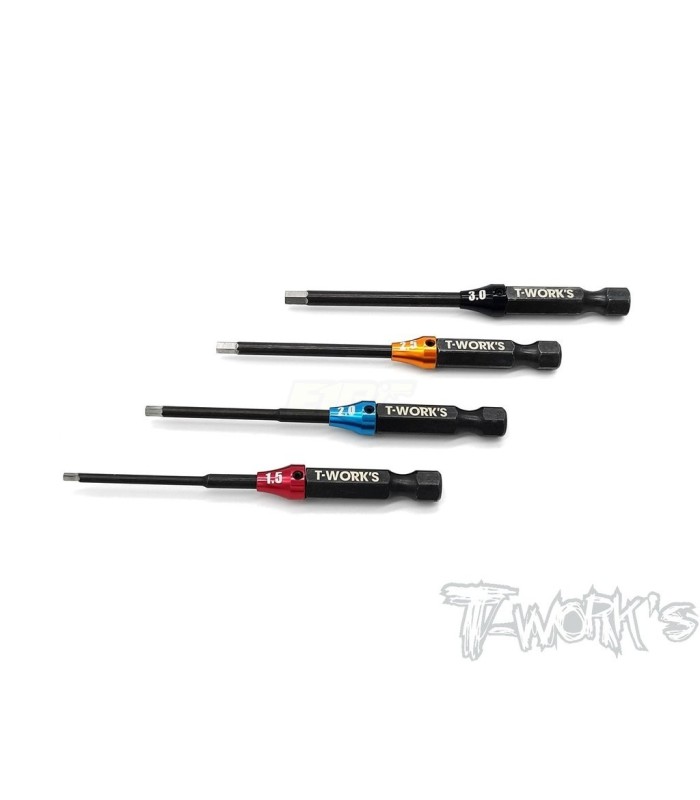 Puntas desatornillador electrico T-Works 1.5,2.0,2.5,3.0mm - E1rc.com
