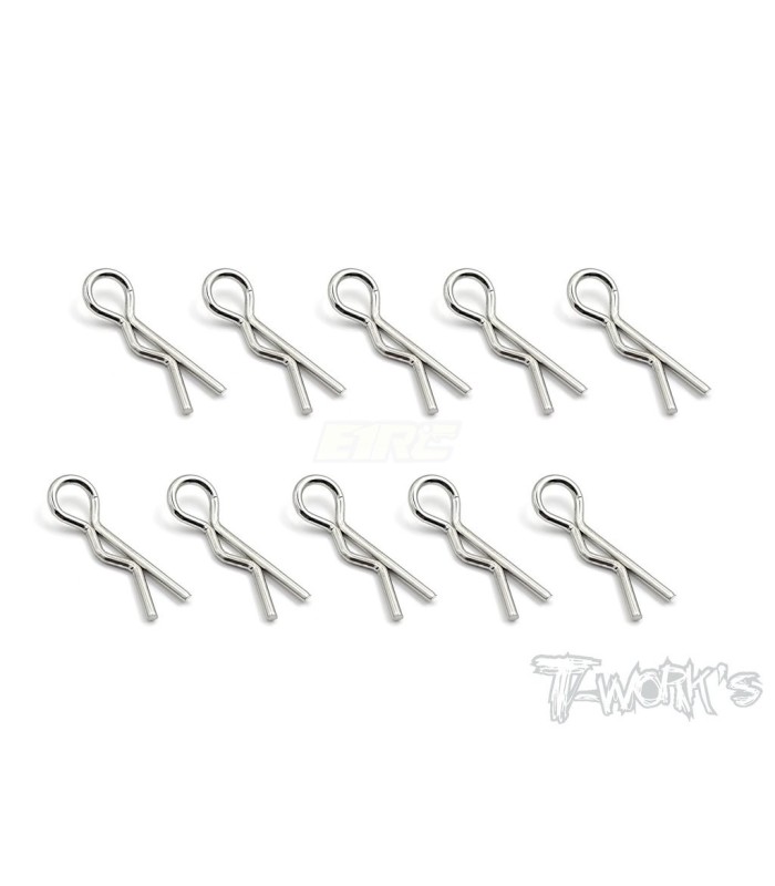 Clips de carroceria T-Works S (10uds) - E1rc.com