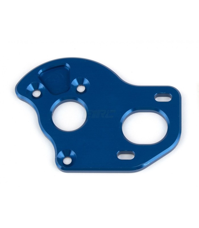 Placa de motor Laydown RC10T6.2 en aluminio azul - E1rc.com