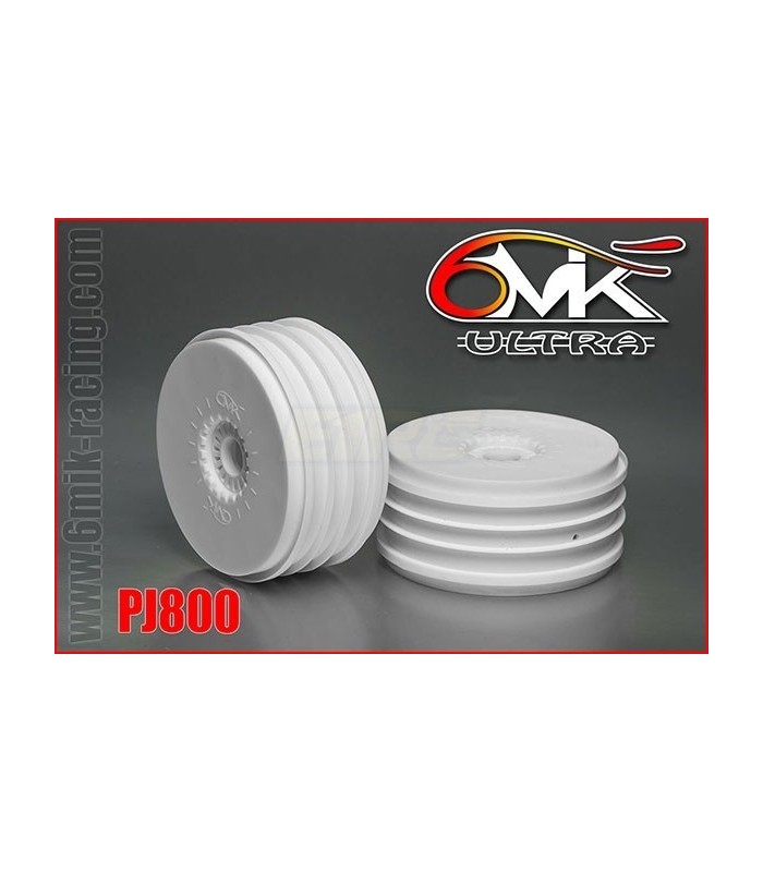 Ultra rim tires for 1/8 in white (pair) - E1rc.com