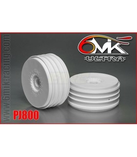 Llantas ultra rim para 1/8 blancas (coche 4uds)