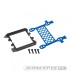 B6.3 carbon logo / cargo net battery brace, (blue) - E1rc.com