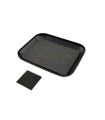 Black magnetic tray